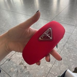100% AUTHENTIC RED PRADA HEADBAND